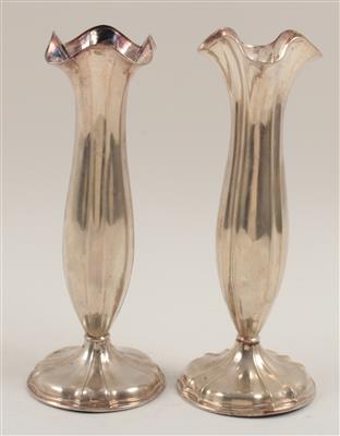 2 deutsche Vasen, - Summer-auction