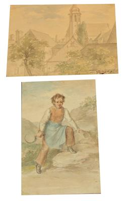 Wien, um 1830/40, Karl Gsellhofer Umkreis - Sommerauktion - Bilder Varia, Antiquitäten, Möbel