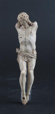Elfenbein Christus, - Fayencen, Volkskunst, Trachten und Skulpturen