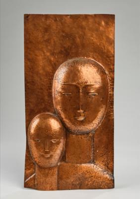 Relief mit zwei Büsten, um 1930/40 - Kleinode des Jugendstils & Angewandte Kunst des 20. Jahrhunderts