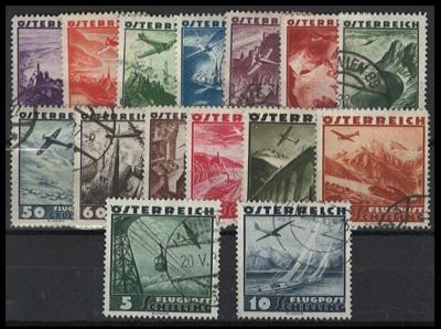 .gestempelt - Österr. Nr. 598/612, - Briefmarken und Ansichtskarten