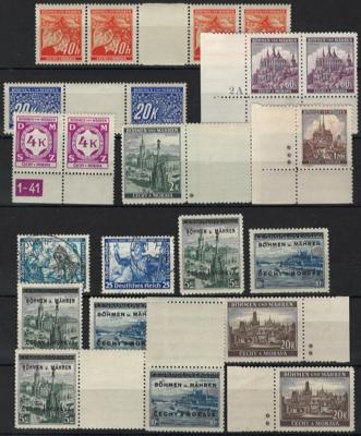 **/*/gestempelt - Partie Böhmen u. M. sowie D.Reich ab 1872, - Briefmarken und Ansichtskarten