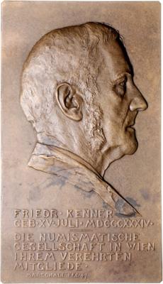Dr. Friedrich von Kenner 1834-1922 - Münzen und Medaillen