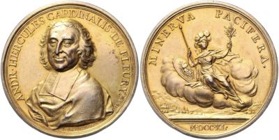 Cardinal André Hercule de Fleury - Münzen und Medaillen