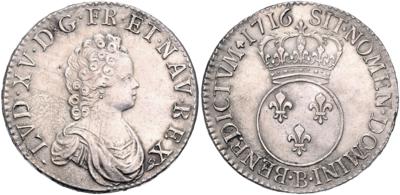 Frankreich, Ludwig XV. 1715-1744 - Münzen und Medaillen
