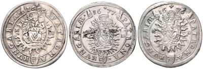 Leopold I.- XV Kreuzer Münzstätte Kremnitz - Münzen und Medaillen