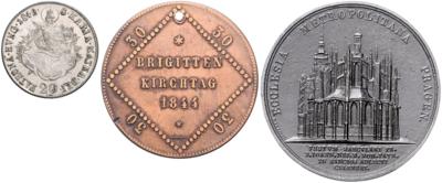 RDR/Österreich (ca. 15 AR + 2 AE/MET) u. a. Leopold I. 3 Kreuzer 1698 Graz, - Münzen und Medaillen