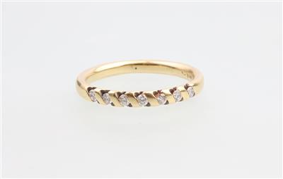 Brillant Ring zus. ca. 0,15 ct - Jewellery and watches