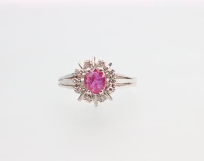 Rubin Diamant Ring - Schmuck und Uhren