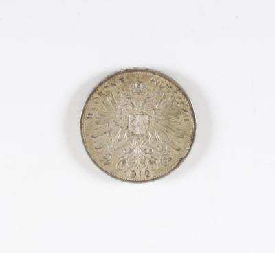 Franz Joseph I, 2 Corona, Silbermünzen - Kunst & Antiquitäten
